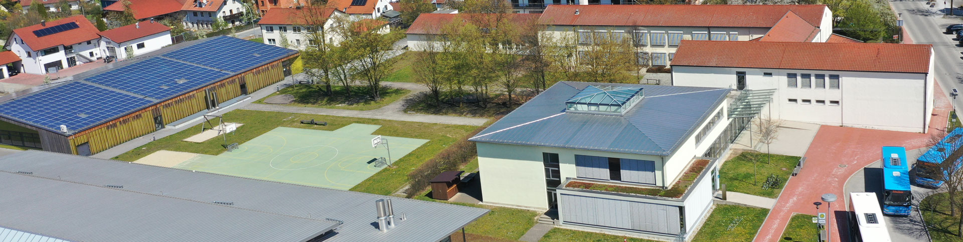 Luftaufnahme der Mittelschule